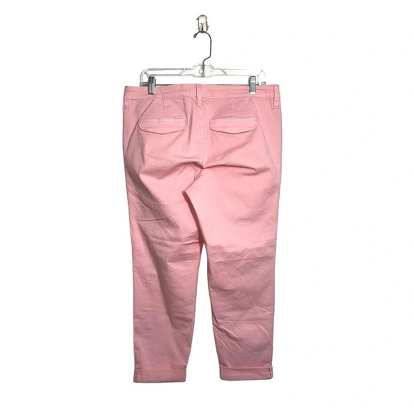 Torrid Pink Mid-rise Stretch Twill Chino Skinny Cropped Pants 10 Women’s - Picture 7 of 14